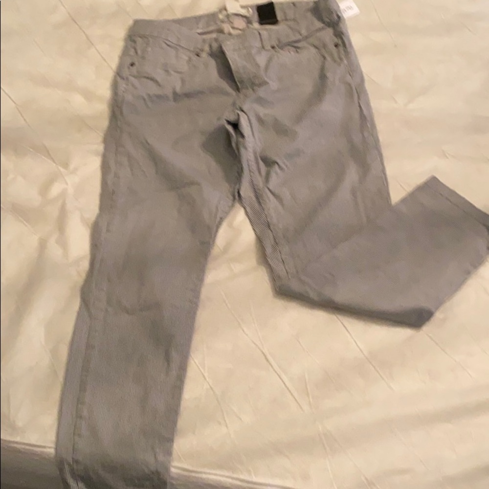 Capri denim stripe